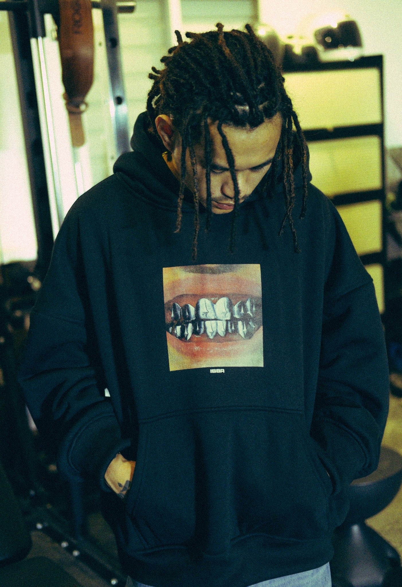 TRINITY GRILLZ HOODIE - BLACK