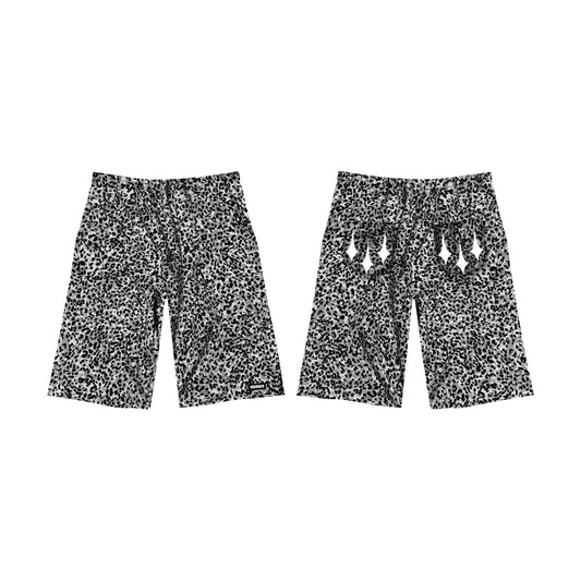 TRINITY SHORTS IN LEOPARD - OVERSIZED